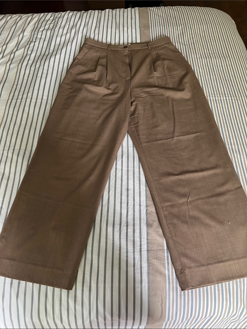 Banana Republic camel brown Wide-Leg Women's Trousers